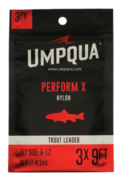 Umpqua Perform X Trout Leaders 3 pack